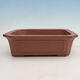 Bonsai bowl 31 x 25 x 9.5 cm, color brown - 1/6