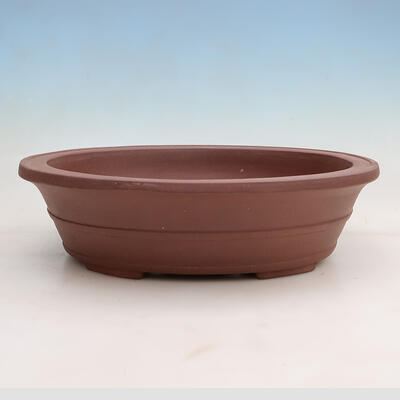 Bonsai bowl 39 x 32 x 10.5 cm, color brown - 1