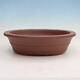 Bonsai bowl 39 x 32 x 10.5 cm, color brown - 1/6