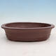 Bonsai bowl 36 x 29 x 9 cm, color brown - 1/6