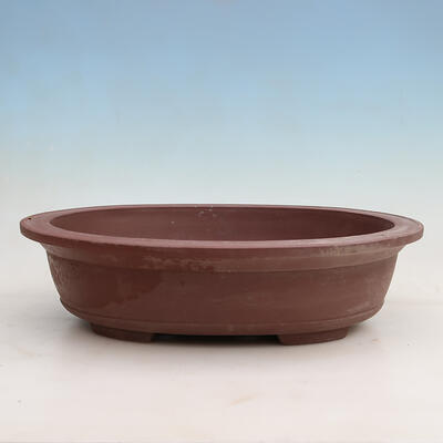 Bonsai bowl 40 x 32 x 10.5 cm, color brown - 1