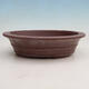 Bonsai bowl 33 x 27.5 x 8.5 cm, color brown - 1/6