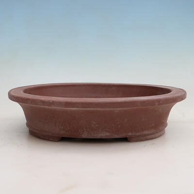 Bonsai bowl 34 x 27.5 x 8 cm, color brown - 1