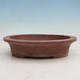 Bonsai bowl 34 x 27.5 x 8 cm, color brown - 1/6