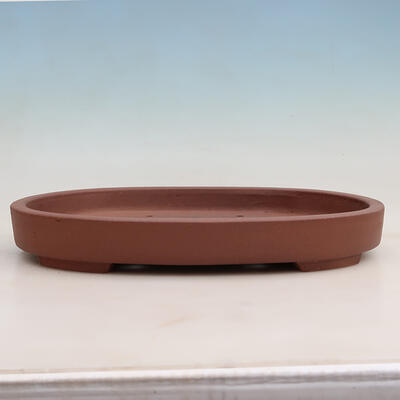 Bonsai bowl 36 x 26 x 5 cm, color brown - 1