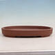 Bonsai bowl 36 x 26 x 5 cm, color brown - 1/6