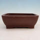 Bonsai bowl 31 x 24 x 11.5 cm, color brown - 1/6