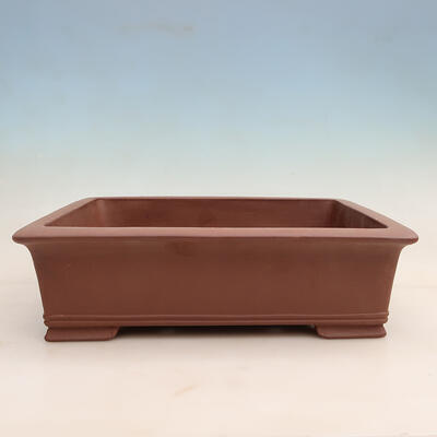 Bonsai bowl 38.5 x 31 x 11 cm, color brown - 1