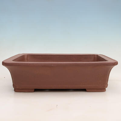 Bonsai bowl 37.5 x 29.5 x 10.5 cm, color brown - 1