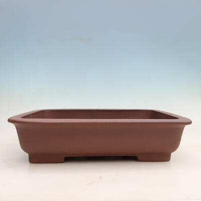 Bonsai bowl 44 x 35 x 10.5 cm, color brown - 1