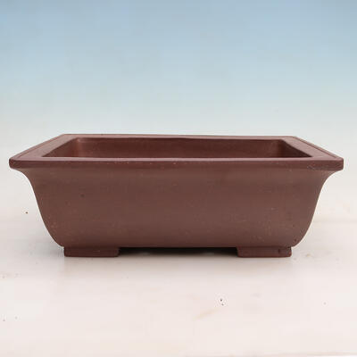 Bonsai bowl 33 x 26.5 x 11 cm, color brown - 1