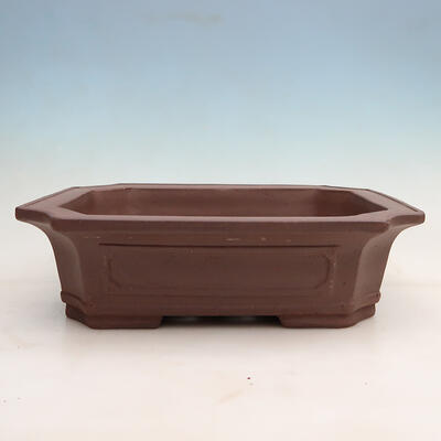Bonsai bowl 40.5 x 32.5 x 11.5 cm, color brown - 1