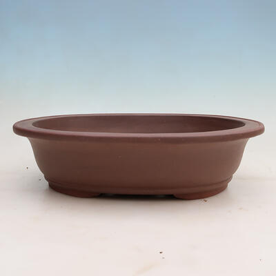 Bonsai bowl 38.5 x 31 x 10 cm, color brown - 1