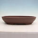 Bonsai bowl 43 x 34 x 8 cm, color brown - 1/6