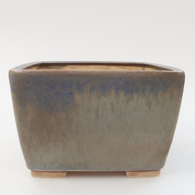 Ceramic bonsai bowl 16 x 16 x 10.5 cm, color blue - 1