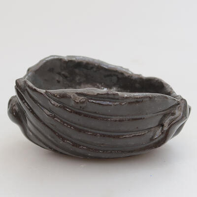Ceramic shell 8 x 8 x 4 cm, color gray - 1