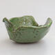 Ceramic Shell 8 x 8 x 4 cm, color green - 1/3