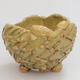 Ceramic shell 8 x 8 x 6 cm, color green - 1/3