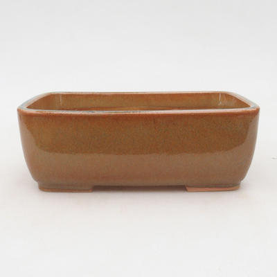 Ceramic bonsai bowl 16 x 10 x 5.5 cm, color gray-rusty - 1