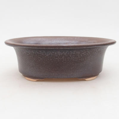 Ceramic bonsai bowl 19 x 16 x 6.5 cm, color blue - 1