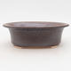 Ceramic bonsai bowl 19 x 16 x 6.5 cm, color blue - 1/3