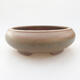 Ceramic bonsai bowl 16 x 16 x 5.5 cm, color brown-green - 1/3