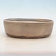Bonsai bowl 31 x 24 x 10 cm, gray-beige color - 1/5