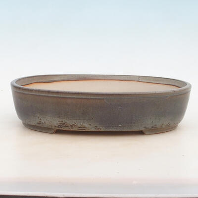Bonsai bowl 30.5 x 22.5 x 7.5 cm, gray color - 1