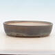 Bonsai bowl 30.5 x 22.5 x 7.5 cm, gray color - 1/5