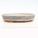 Bonsai bowl 32.5 x 24.5 x 6.5 cm, gray-blue color - 1/5