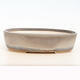 Bonsai bowl 36 x 27 x 9.5 cm, gray color - 1/5