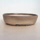 Bonsai bowl 25 x 19 x 6.5 cm, gray-beige color - 1/5
