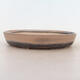 Bonsai bowl 23 x 18 x 4 cm, gray-beige color - 1/5
