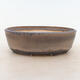 Bonsai bowl 22 x 17 x 7 cm, color gray - 1/5