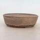 Bonsai bowl 23 x 17 x 7 cm, gray-beige color - 1/5