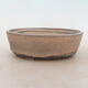 Bonsai bowl 18 x 13 x 6 cm, gray-beige color - 1/5