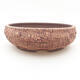 Ceramic bonsai bowl 15.5 x 15.5 x 5 cm, cracked color - 1/3