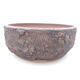 Ceramic bonsai bowl 15.5 x 15.5 x 6 cm, cracked color - 1/3