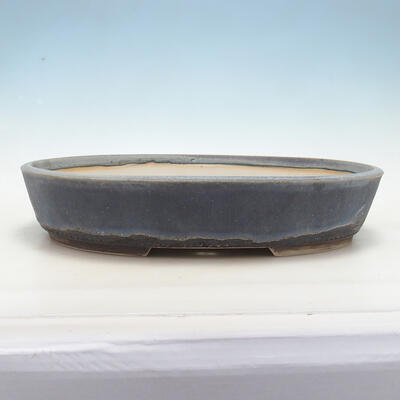 Bonsai bowl 43 x 33.5 x 8.5 cm, color blue-gray - 1