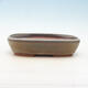 Bonsai bowl 28.5 x 20.5 x 7 cm, color gray-brown - 1/5