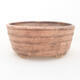 Ceramic bonsai bowl 10.5 x 9 x 4.5 cm, color pink - 1/3