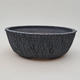 Ceramic bonsai bowl 21 x 21 x 8 cm, color cracked - 1/4