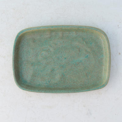 Bonsai water tray H 02 - 17 x 12 x 1 cm, green - 17 x 12 x 1 cm - 1