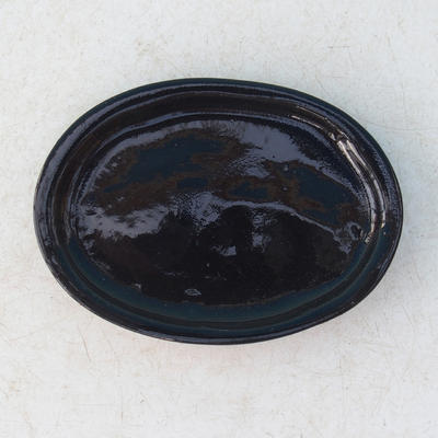 Bonsai water tray H 04 - 10 x 7,5 x 1 cm, black - 10 x 7.5 x 1 cm - 1