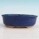 Ceramic bonsai bowl H 04 - 10 x 7,5 x 3,5 cm, blue  - 10 x 7.5 x 3.5 cm - 1/3