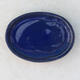Bonsai water tray H 04 - 10 x 7,5 x 1 cm, blue - 10 x 7.5 x 1 cm - 1/2