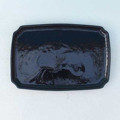 Bonsai water tray H 07p - 27 x 18 x 2 cm, black - 27 x 18 x 2 cm - 1