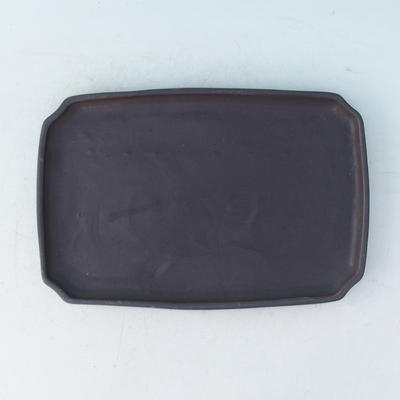 Bonsai water tray H 07p - 27 x 18 x 2 cm, black matt - 27 x 18 x 2 cm - 1