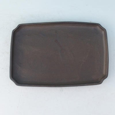 Bonsai water tray H 07p - 27 x 18 x 2 cm, brown - 27 x 18 x 2 cm - 1