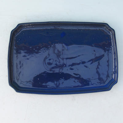 Bonsai water tray H 07p - 27 x 18 x 2 cm, blue - 27 x 18 x 2 cm - 1